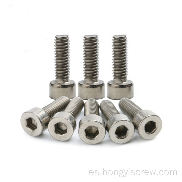 Tornillo de tapa de la cabeza del zócalo hexadecimal M3 M4 M4 M4